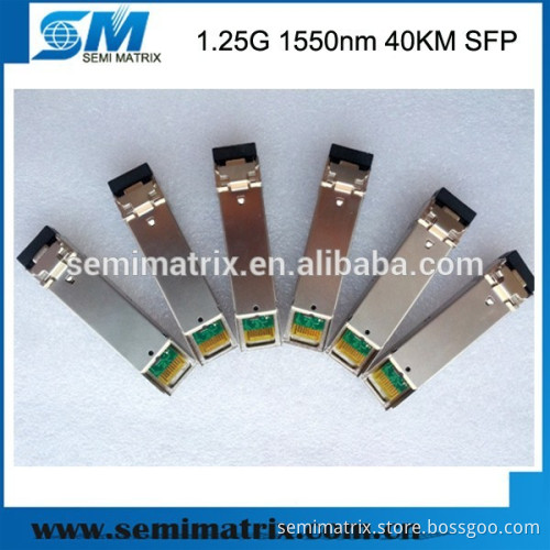 1.25G EX 1550nm 40 km SFP Optical Transceiver